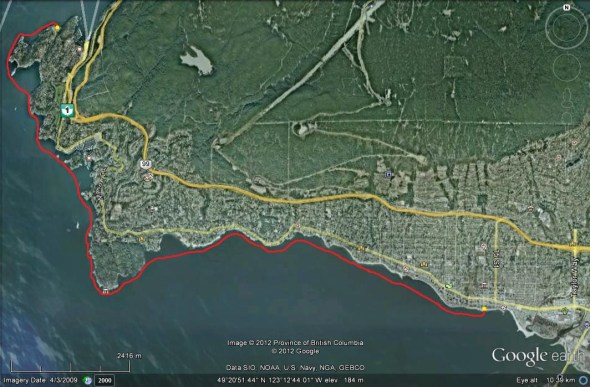 Copper Cove to Ambleside